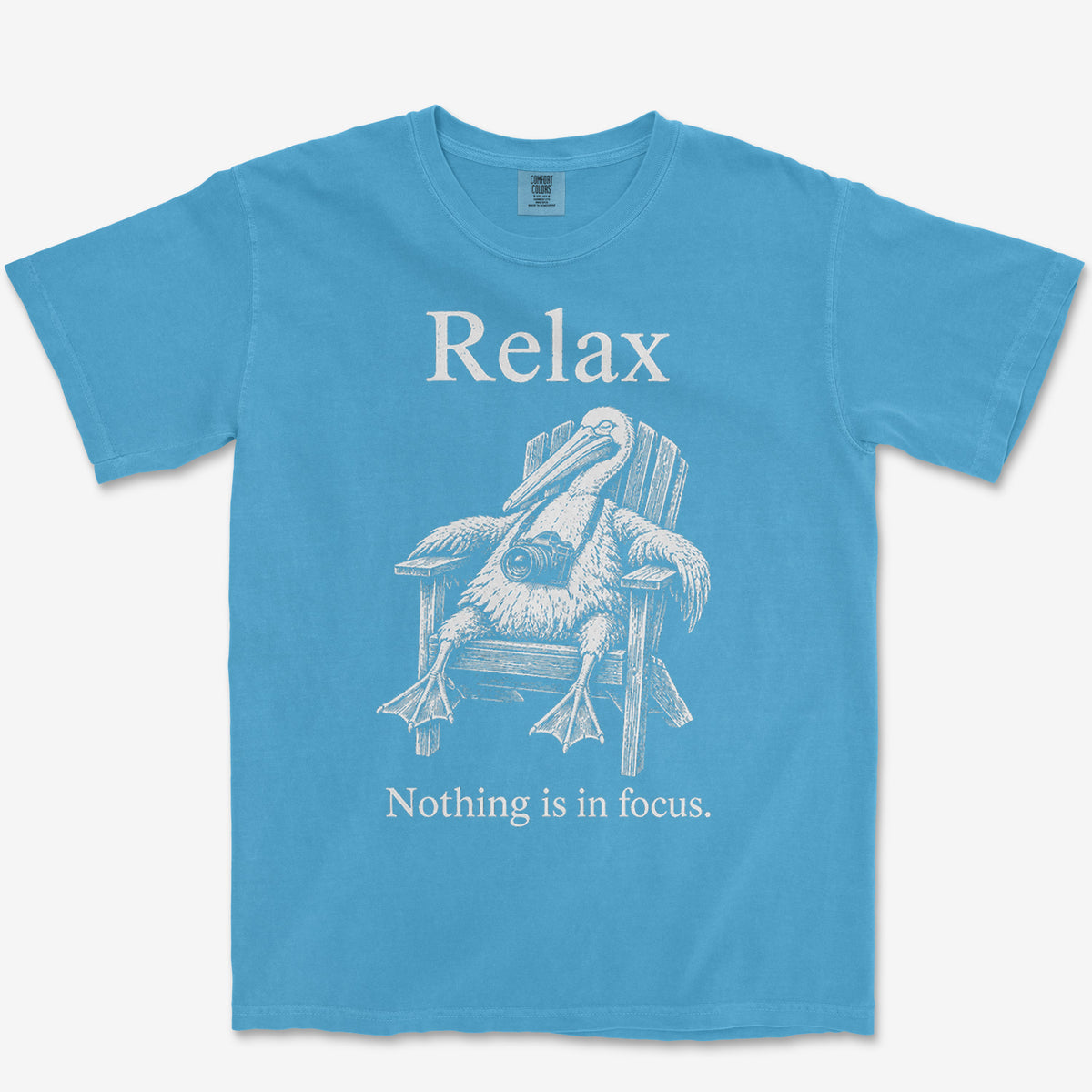 Relax Pelican Tee — royal caribe