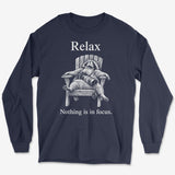 Relax Raccoon Long Sleeve Tee