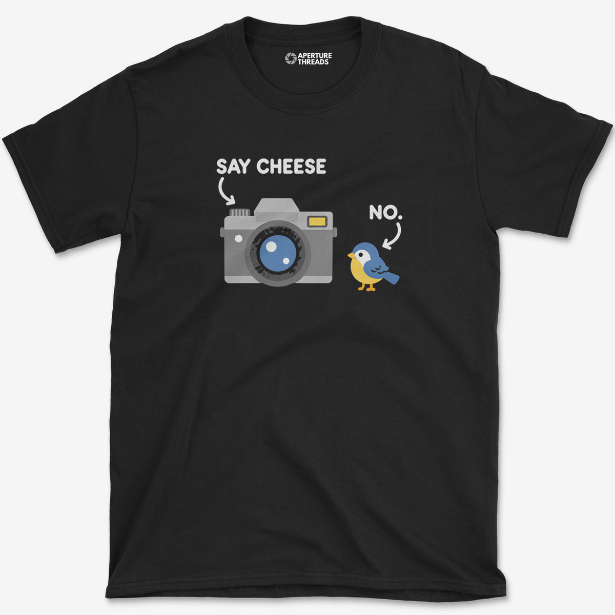 Say Cheese T-Shirt — black