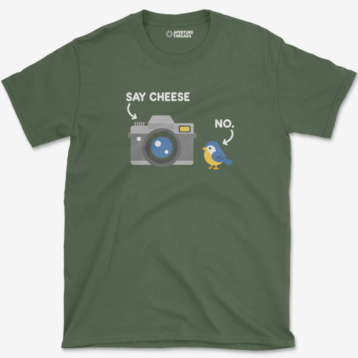Say Cheese T-Shirt — military green