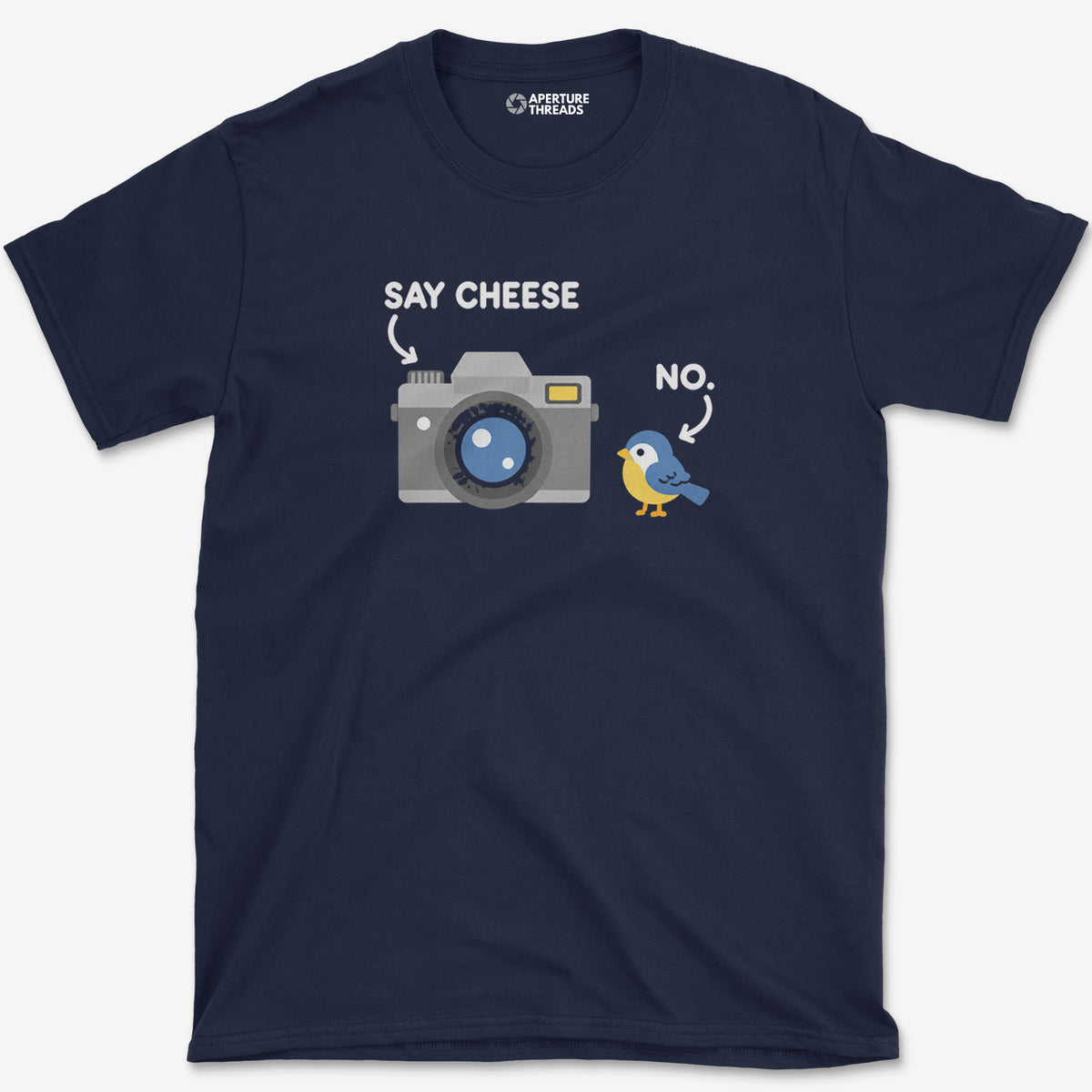 Say Cheese T-Shirt — navy
