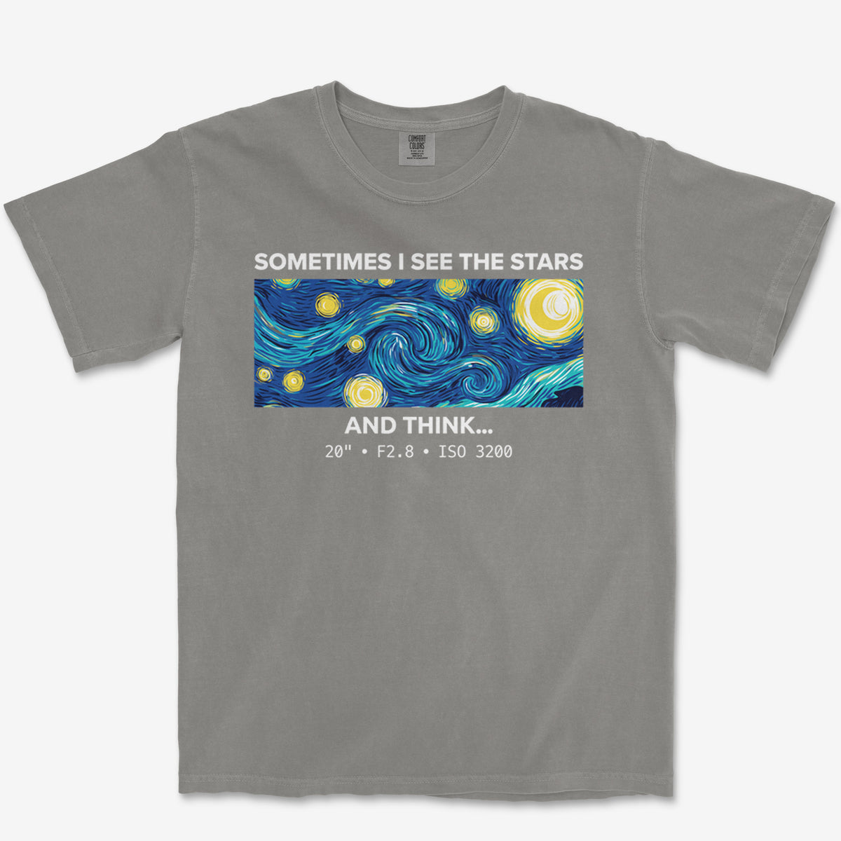 T-Shirt Grey / S See The Stars Heavyweight Tee