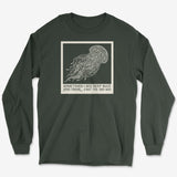 See Deep Blue Long Sleeve Tee