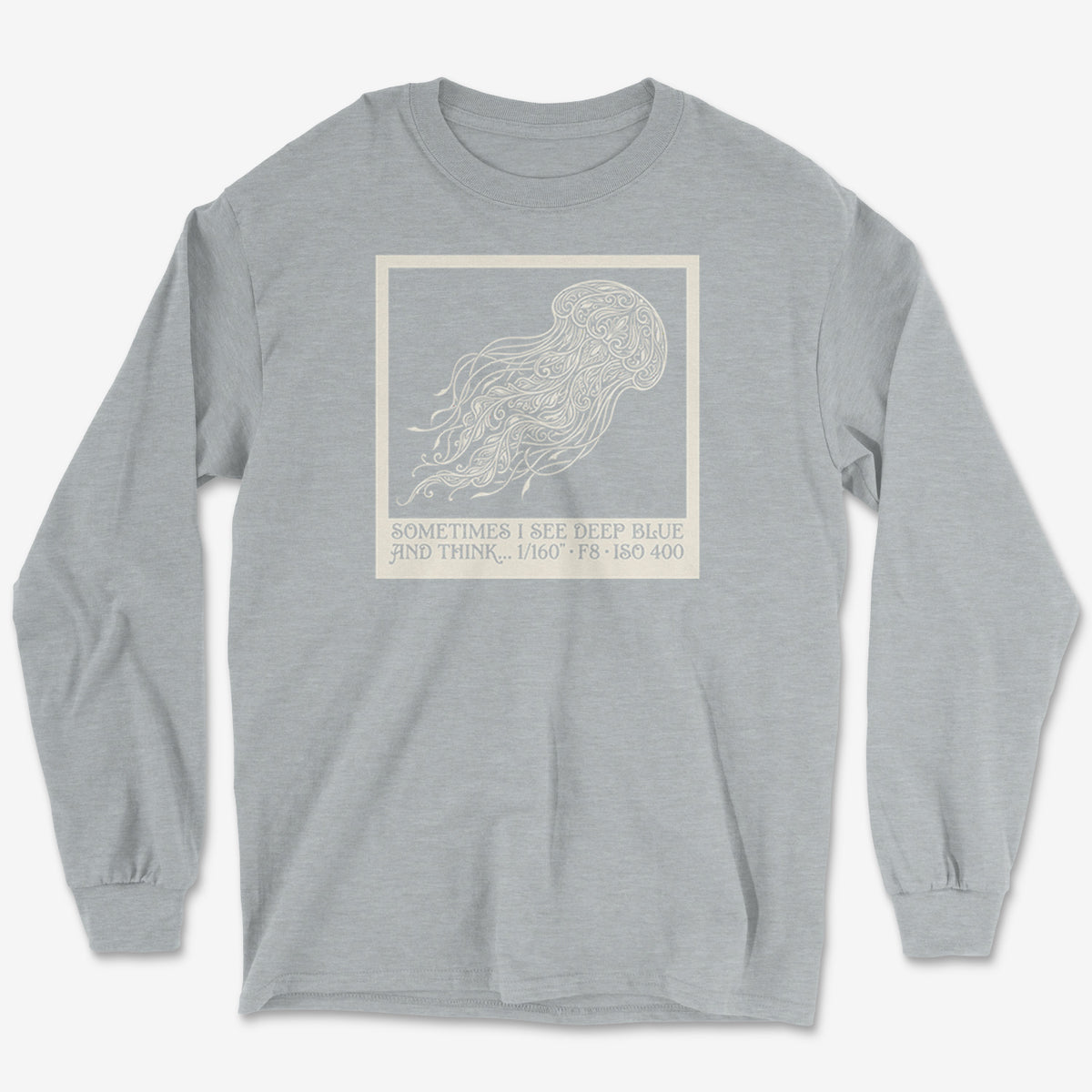 See Deep Blue Long Sleeve Tee