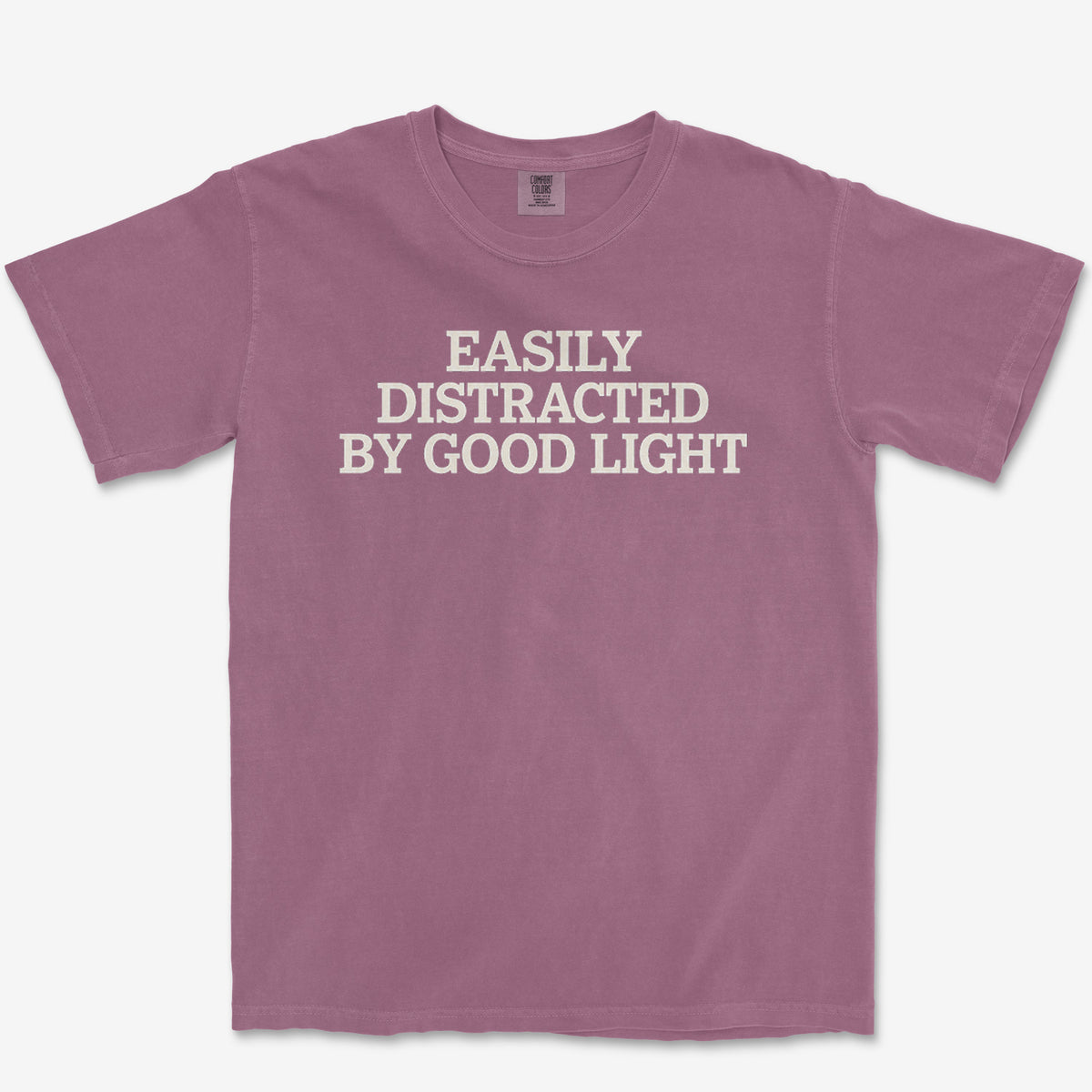 Sidetracked By Light Tee — berry