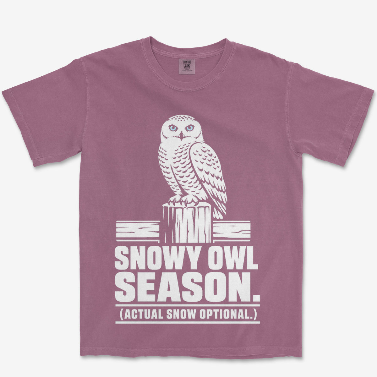 Snowy Owl Season Heavyweight Tee