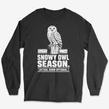 Snowy Owl Season Long Sleeve Tee