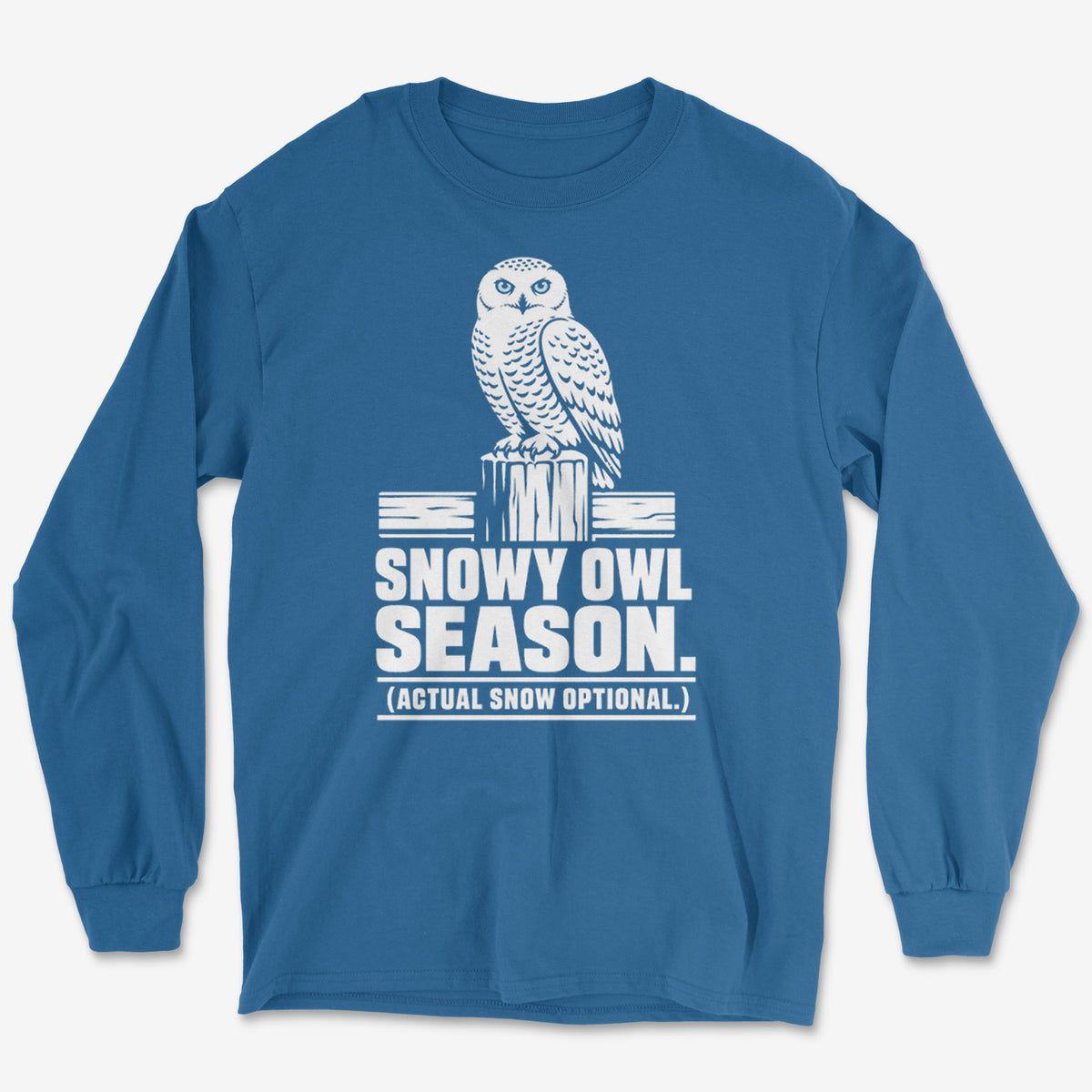 Snowy Owl Season Long Sleeve Tee