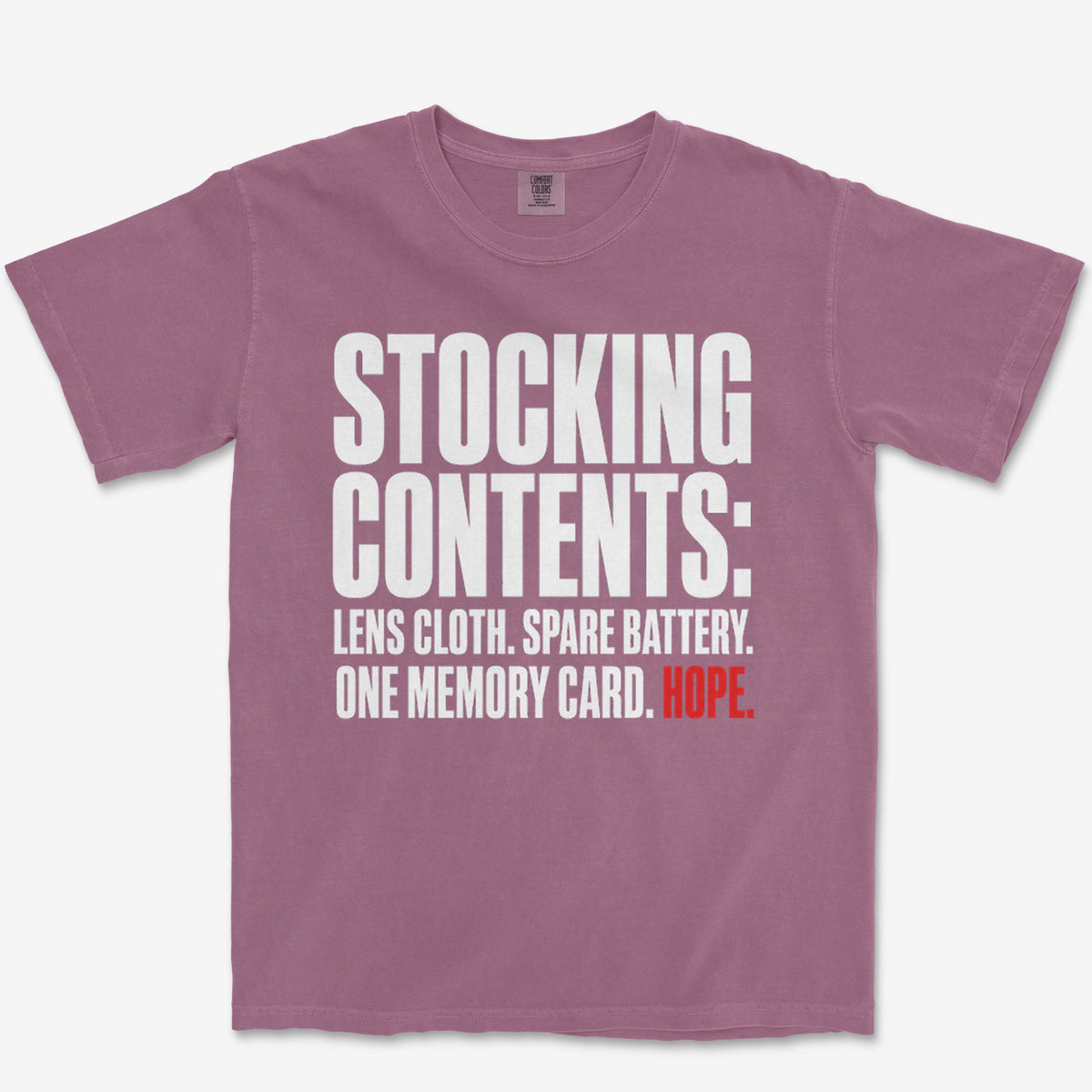 Stocking Contents Heavyweight Tee