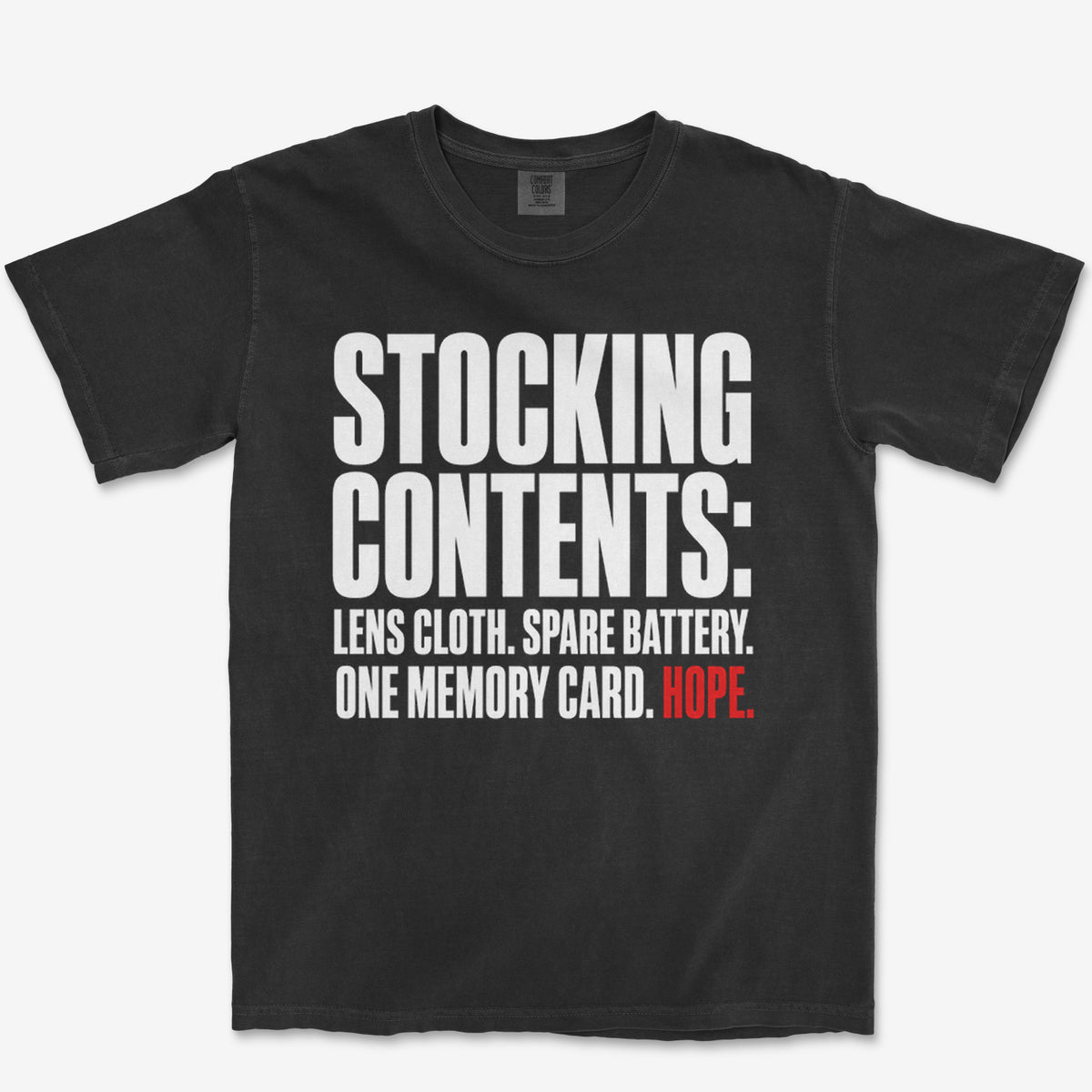 Stocking Contents Heavyweight Tee