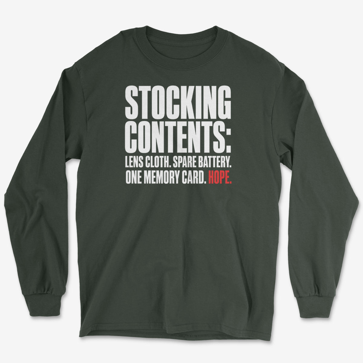 Stocking Contents Long Sleeve Tee
