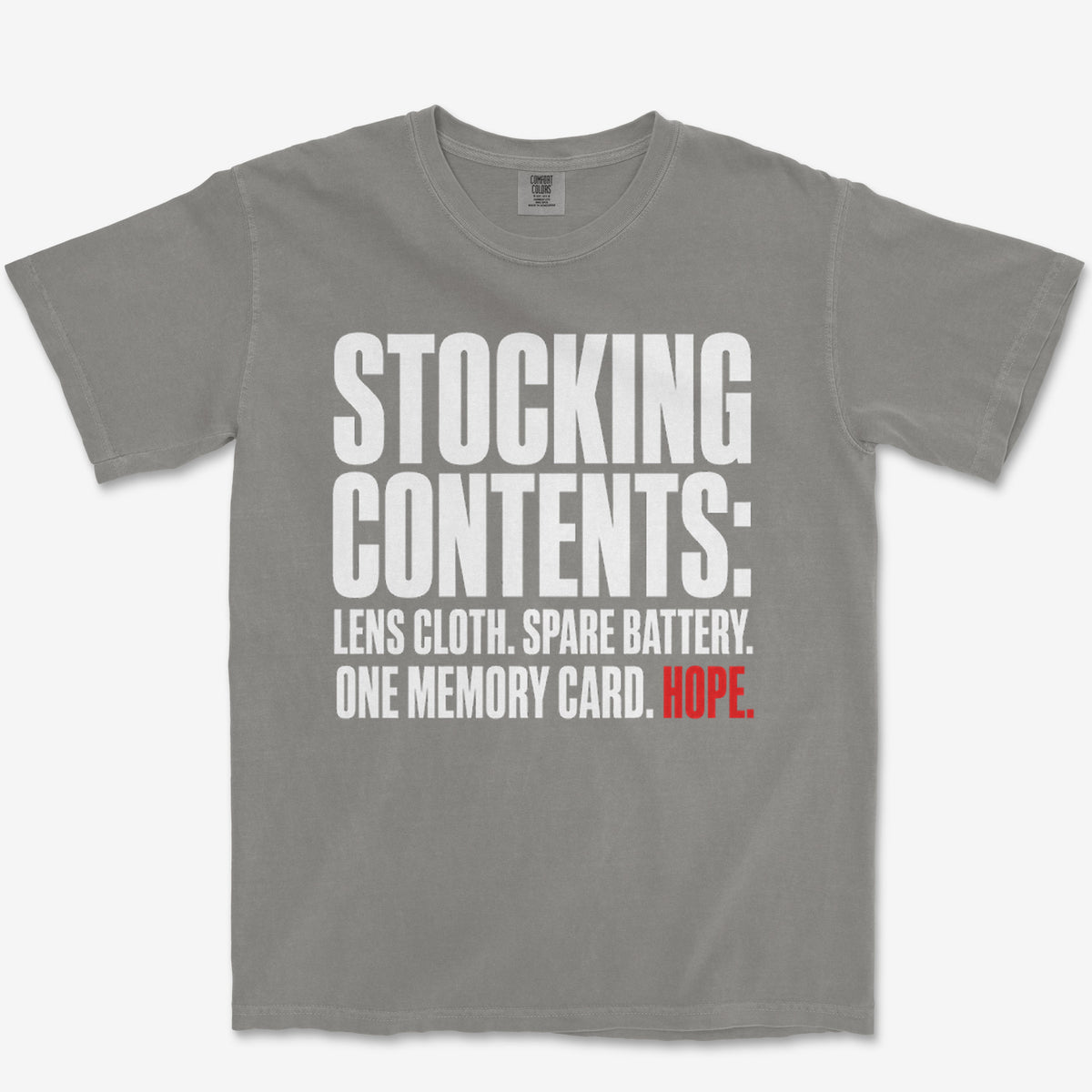 Stocking Contents Heavyweight Tee