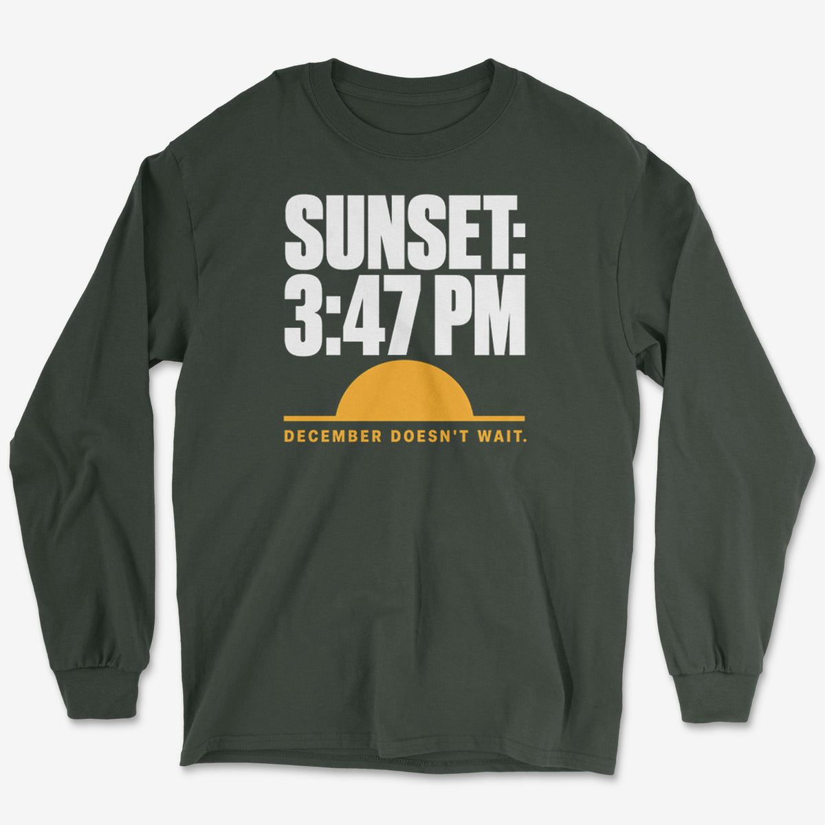 Sunset, 3:47 PM Long Sleeve Tee