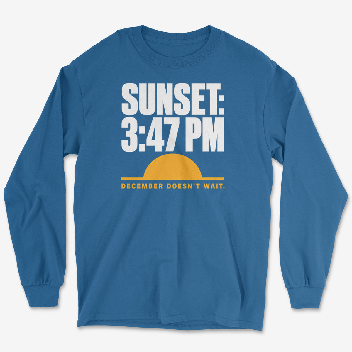 Sunset, 3:47 PM Long Sleeve Tee