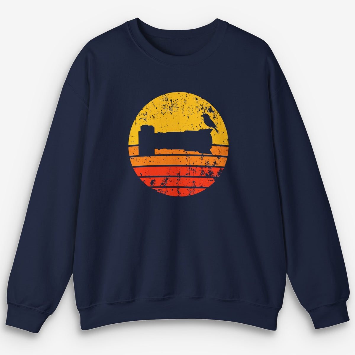 Sunset Bird Camera Sweatshirt