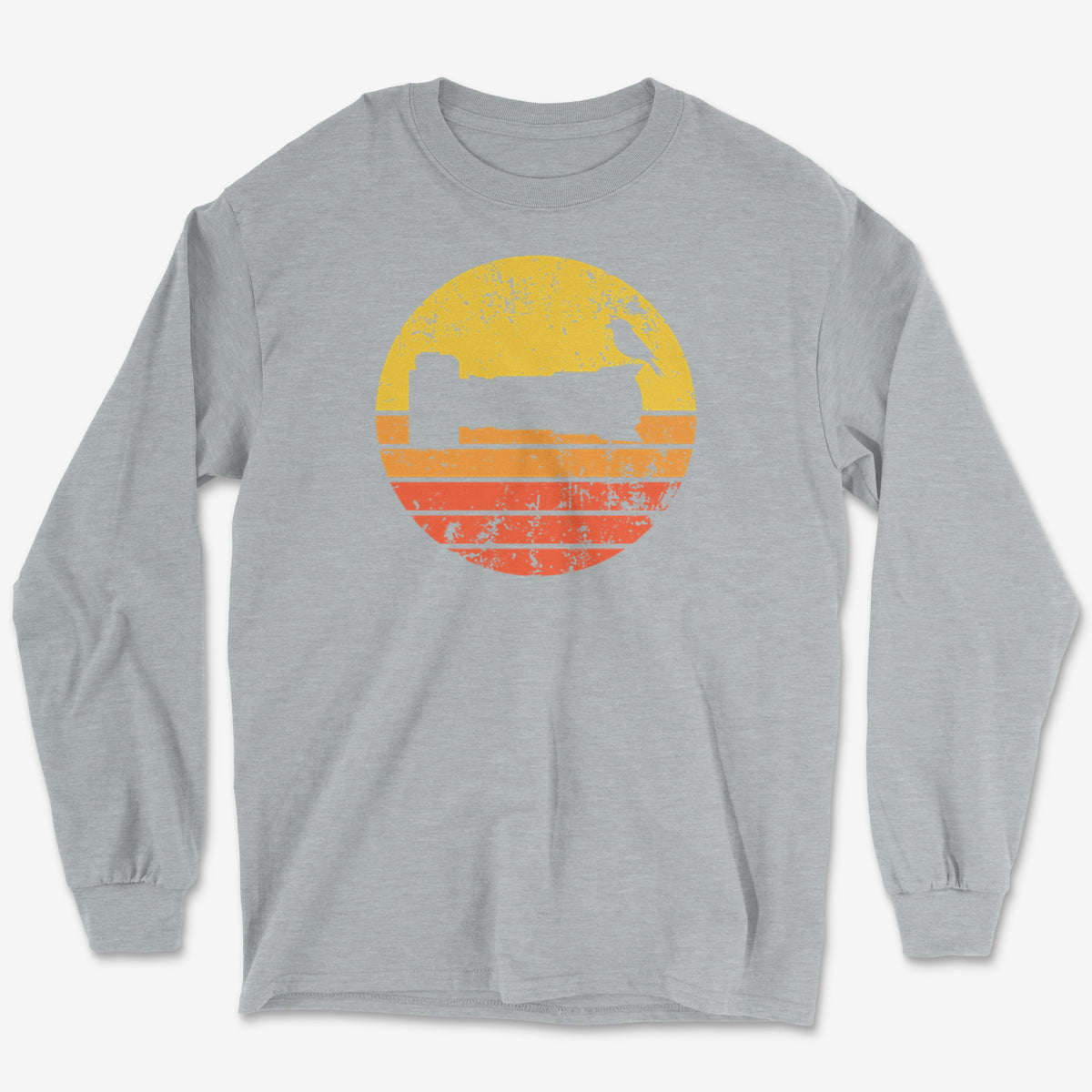 Sunset Bird Camera Long Sleeve Tee