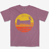 Sunset Bird Camera Heavyweight Tee