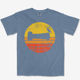 Sunset Bird Camera Heavyweight Tee