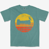 Sunset Bird Camera Heavyweight Tee