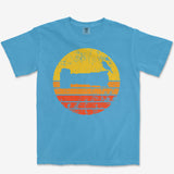 Sunset Bird Camera Heavyweight Tee