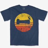 Sunset Bird Camera Heavyweight Tee