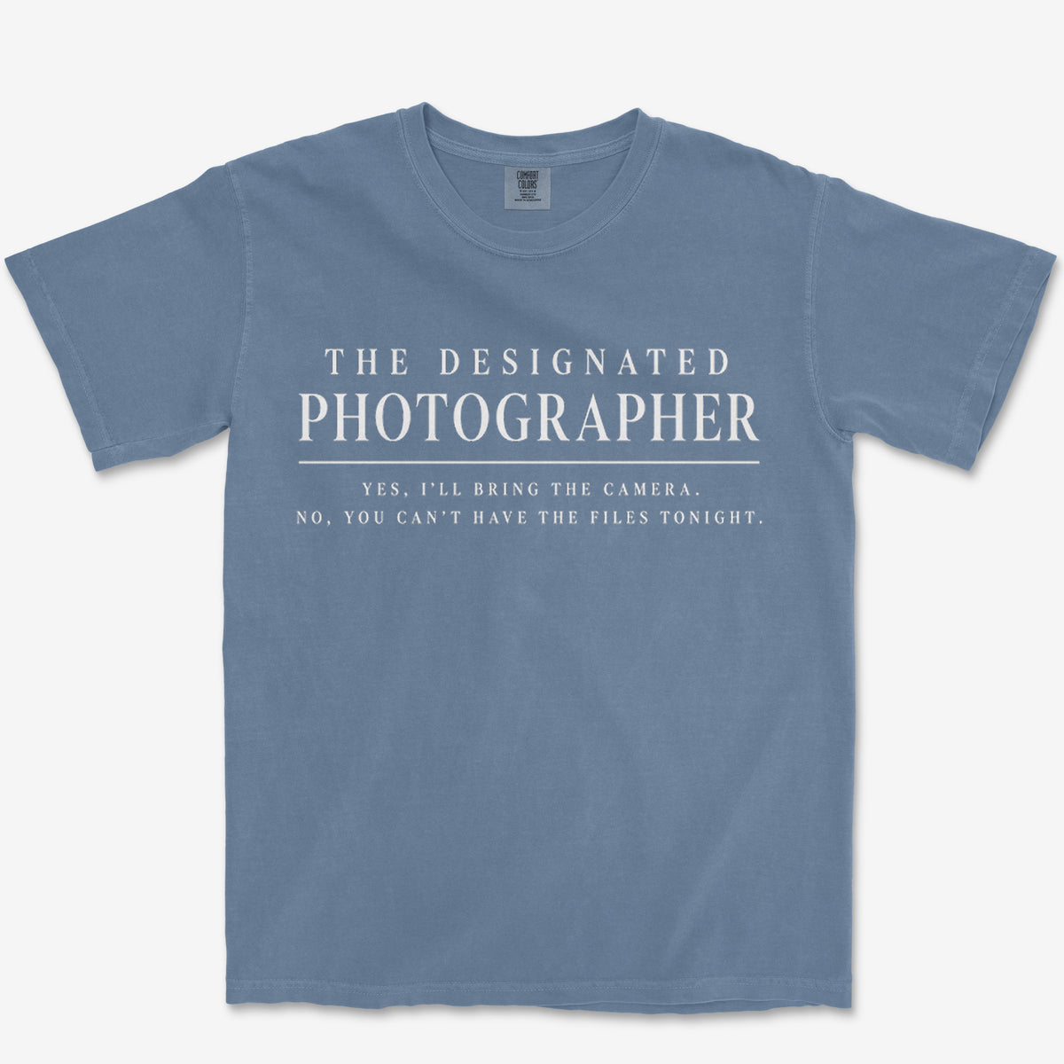 The Designated Photographer Editorial Heavyweight Tee
