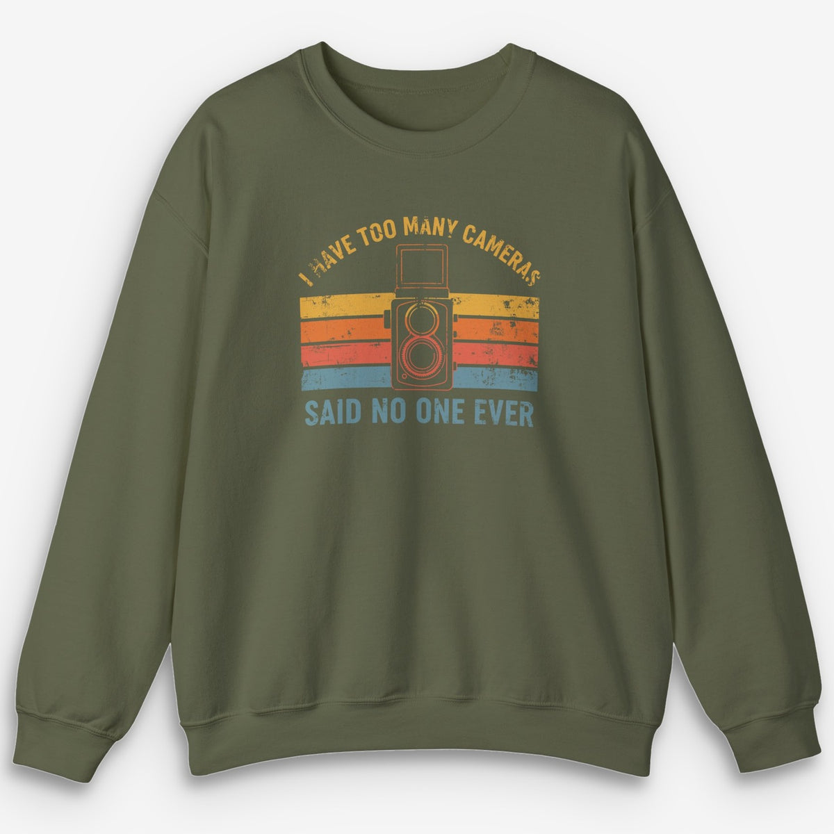 Too Many Cameras Sweatshirt