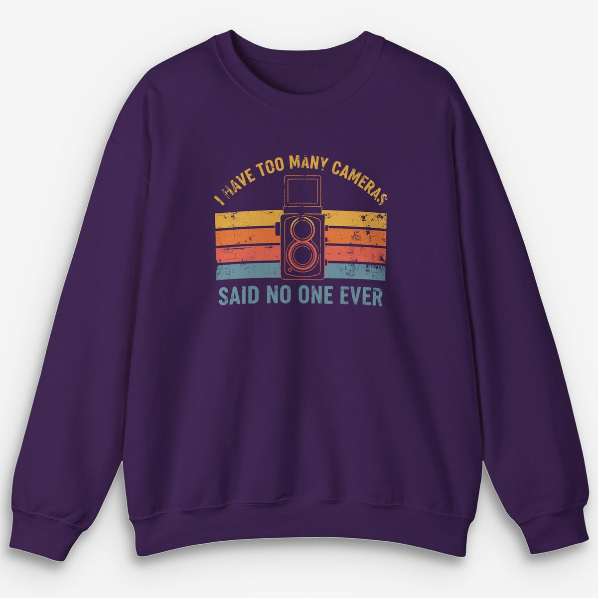 Too Many Cameras Sweatshirt