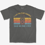 Too Many Cameras Heavyweight Tee
