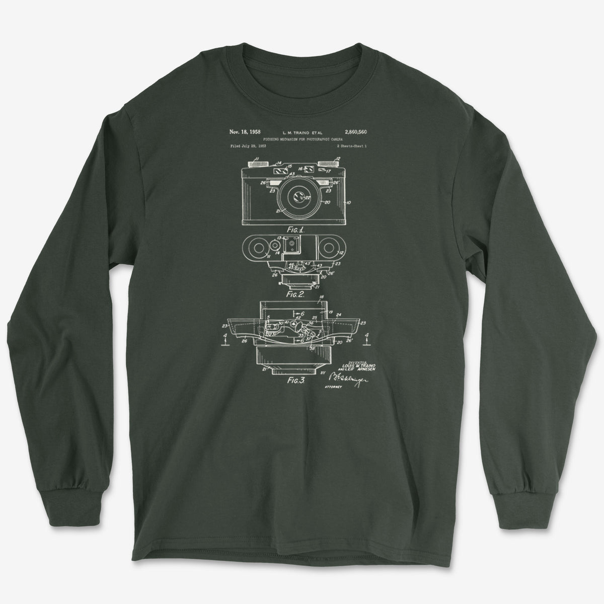Tranio Blueprint Long Sleeve Tee
