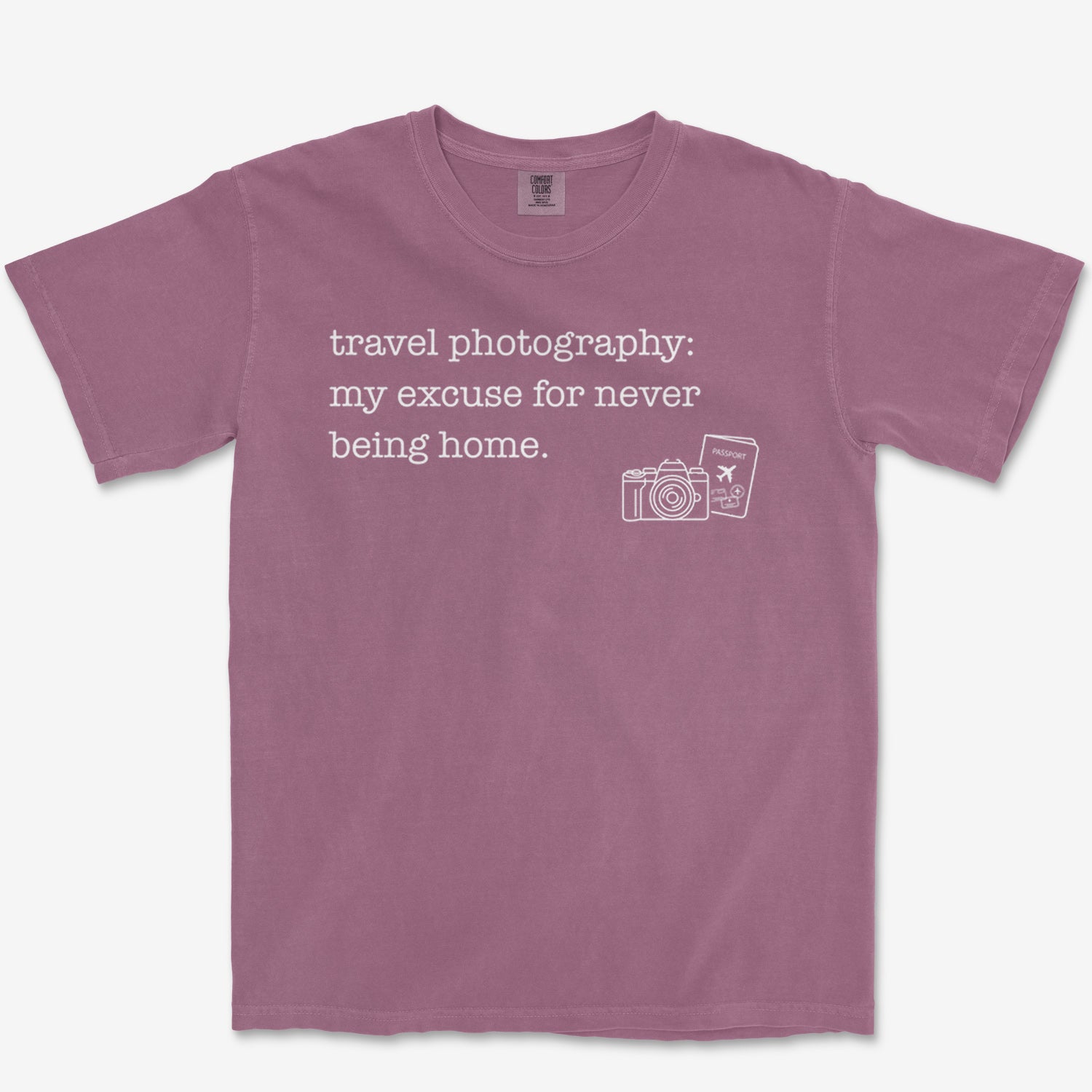 Travel Excuse Heavyweight Tee