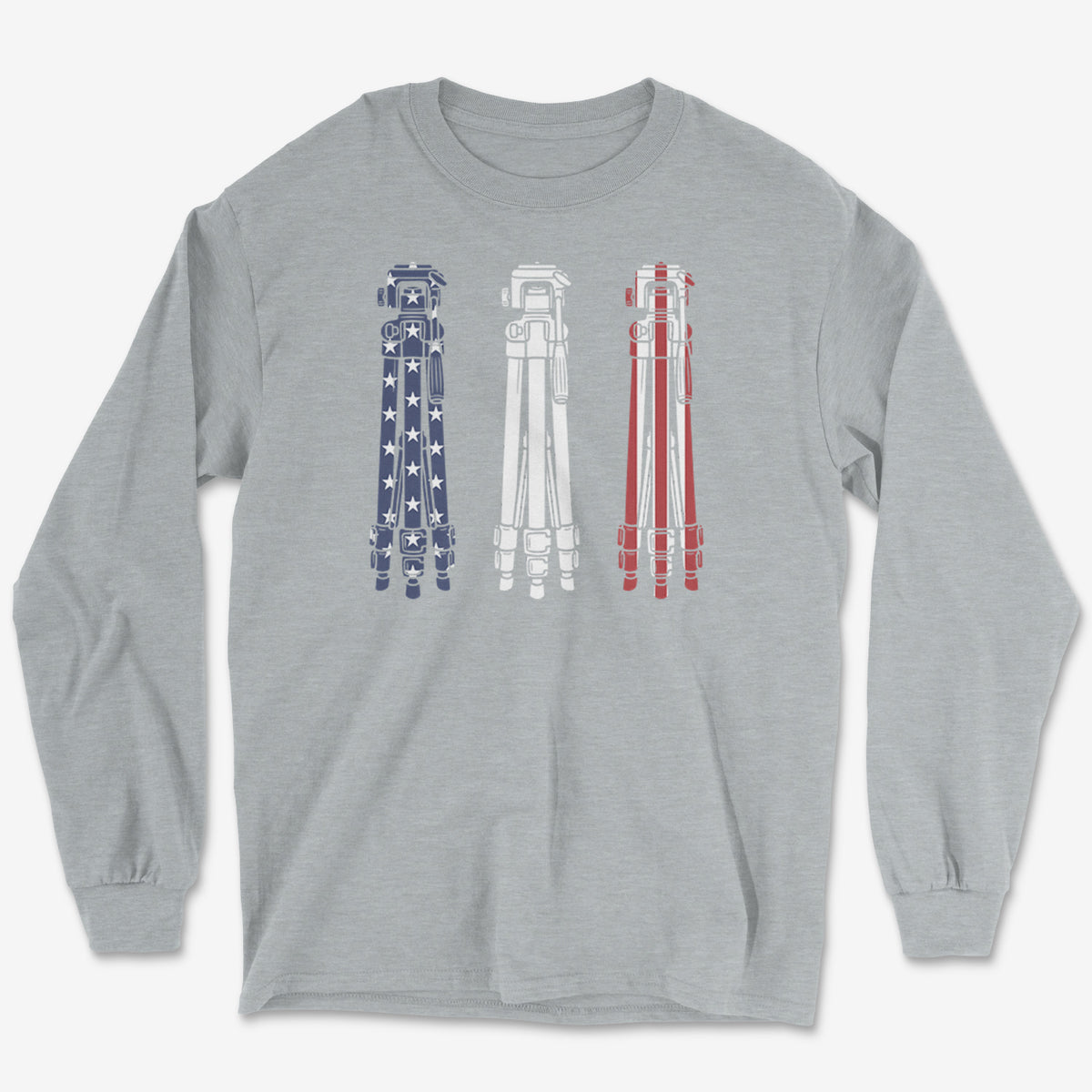 Tripod Triptych Long Sleeve Tee
