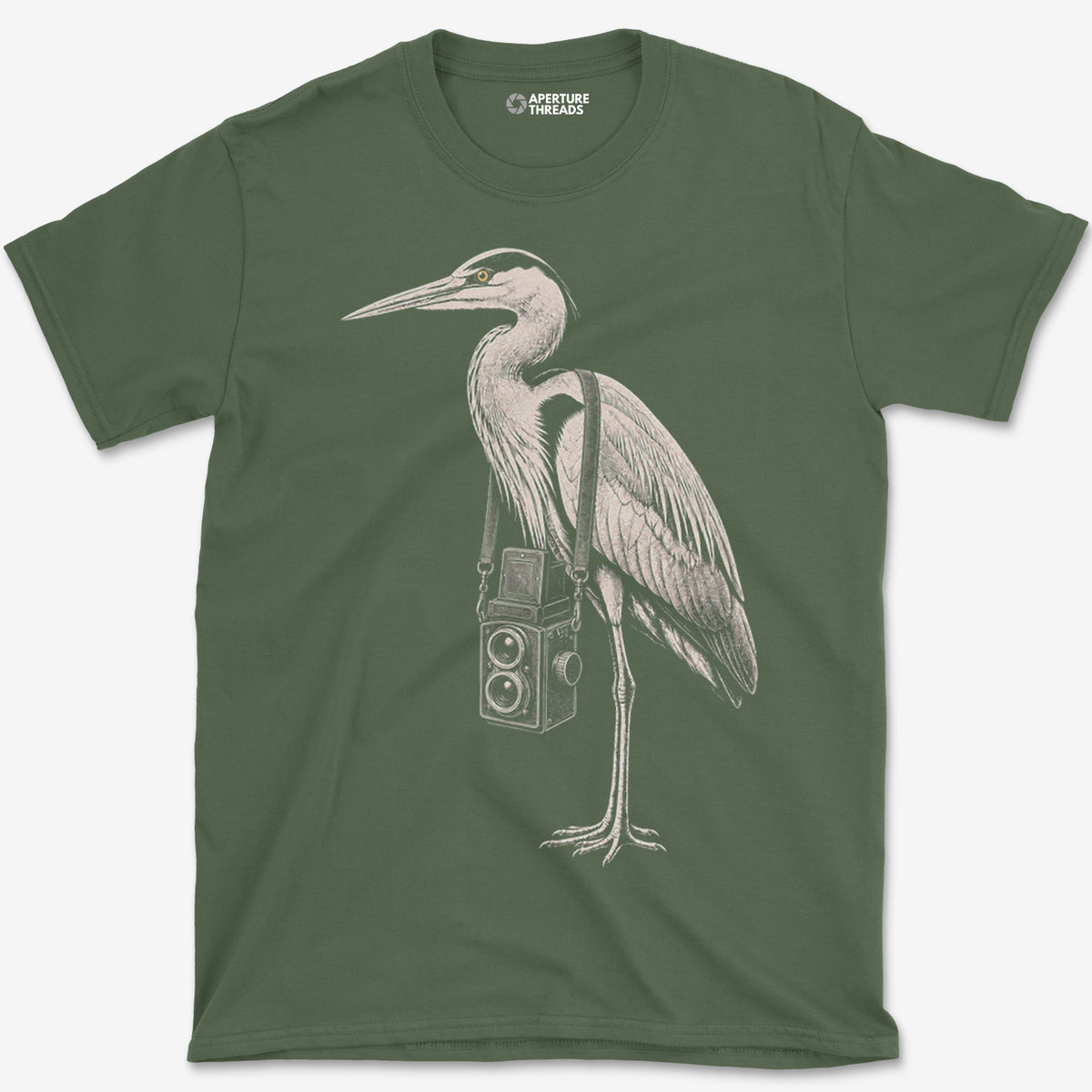 Twin Lens Heron T-Shirt