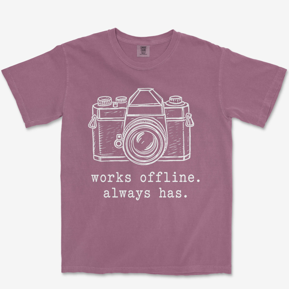 Works Offline Heavyweight Tee
