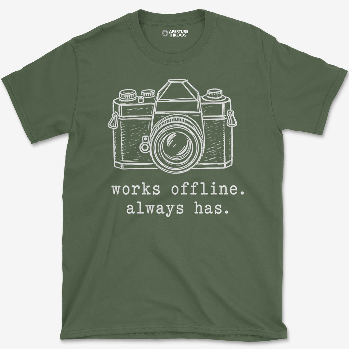 Works Offline T-Shirt