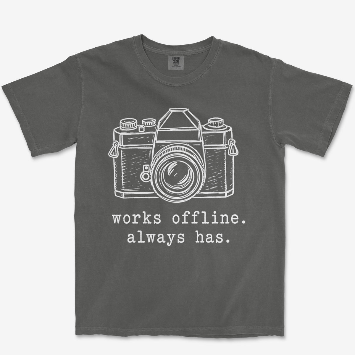 Works Offline Heavyweight Tee