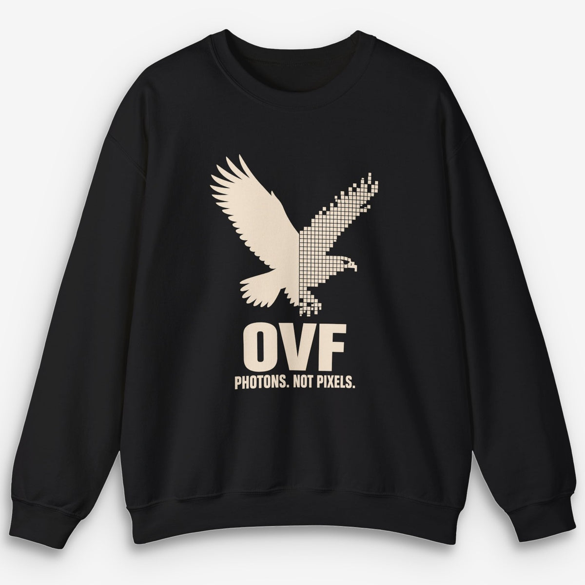 OVF Photons Not Pixels Cream Sweatshirt