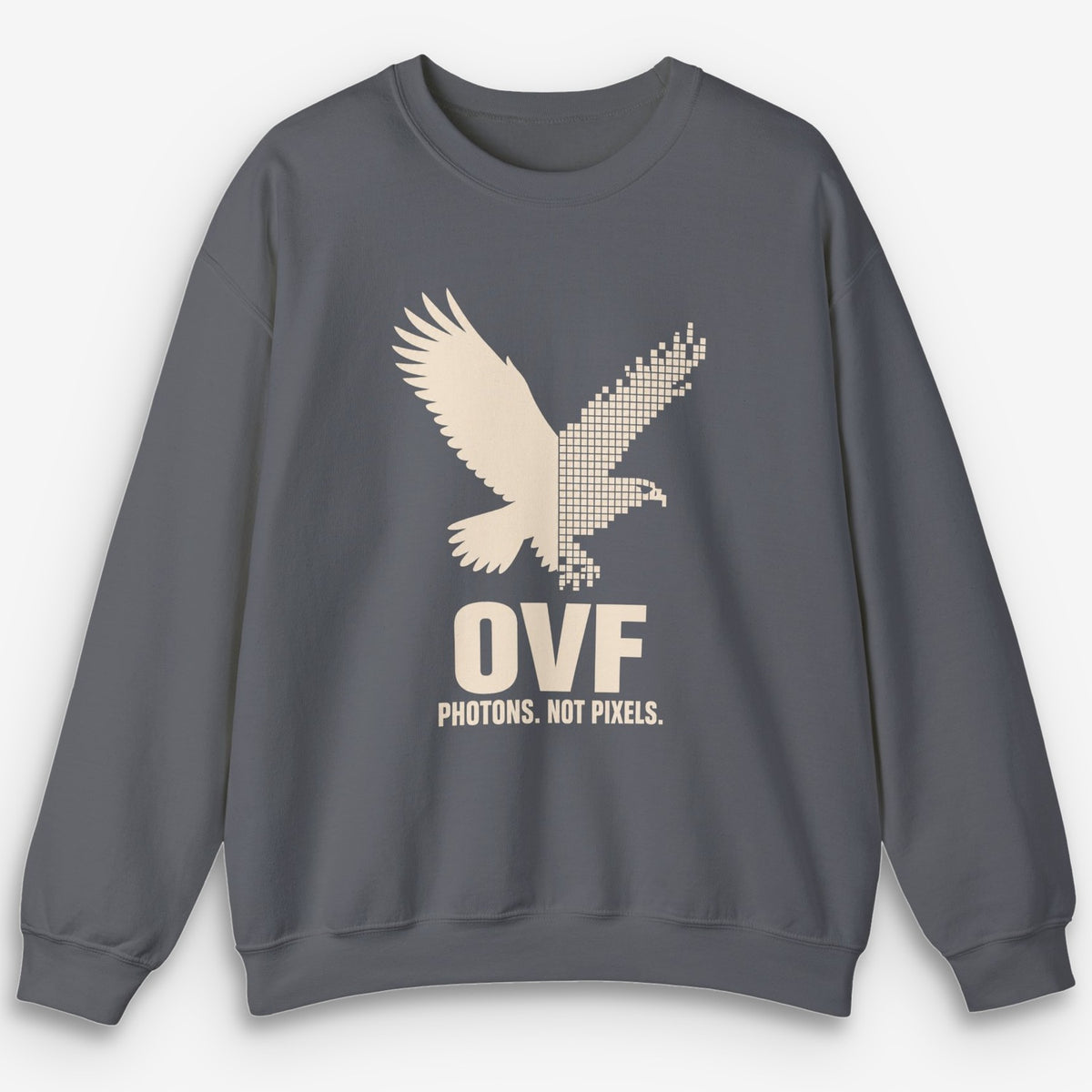 OVF Photons Not Pixels Cream Sweatshirt