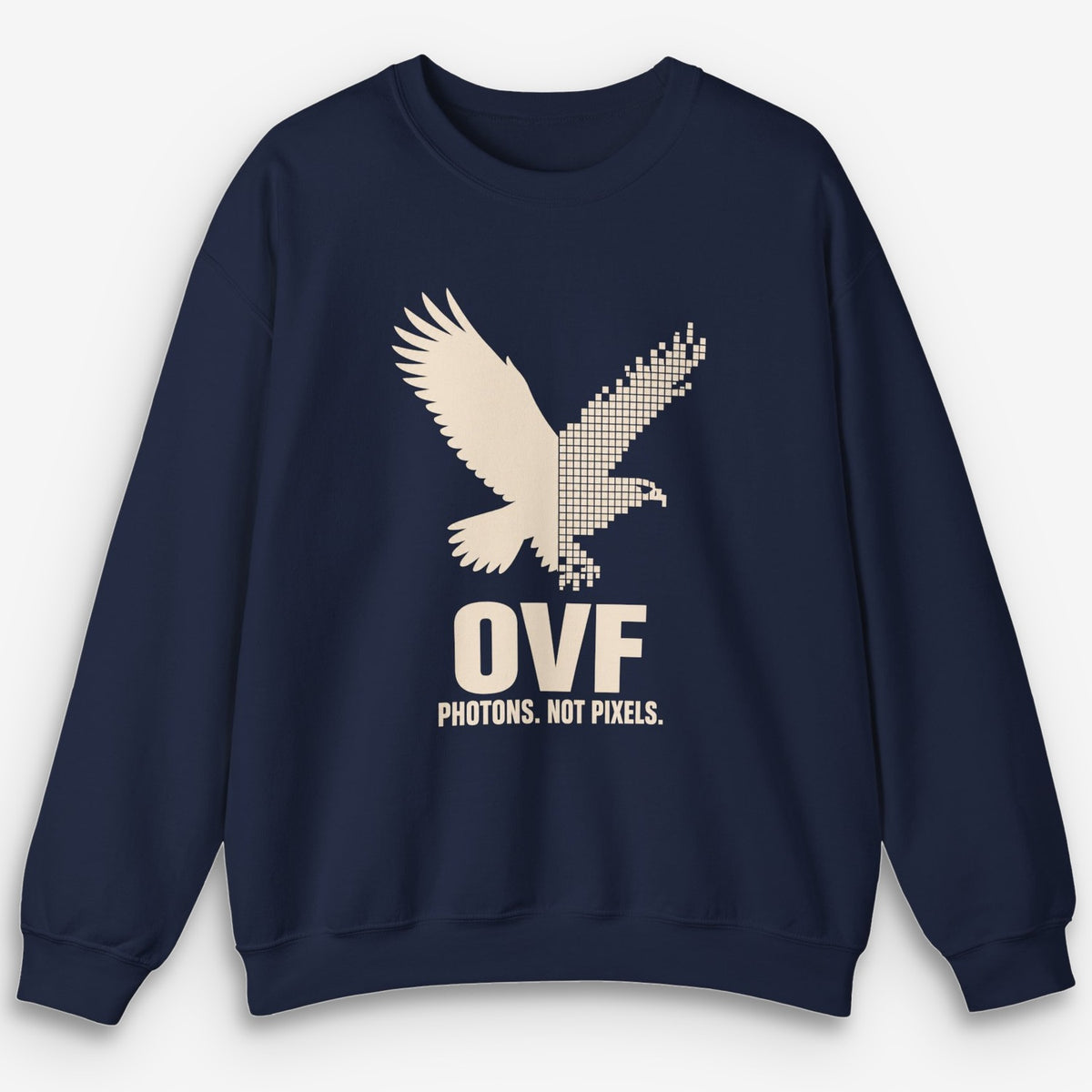 OVF Photons Not Pixels Cream Sweatshirt