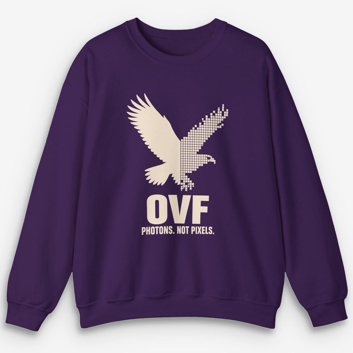 OVF Photons Not Pixels Cream Sweatshirt