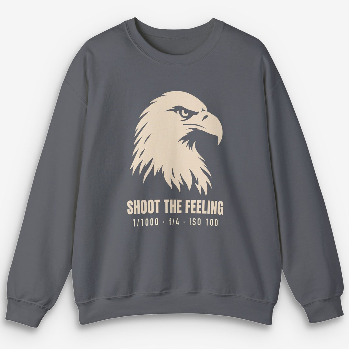 Shoot The Feeling Eagle Head Cream Sweatshirt