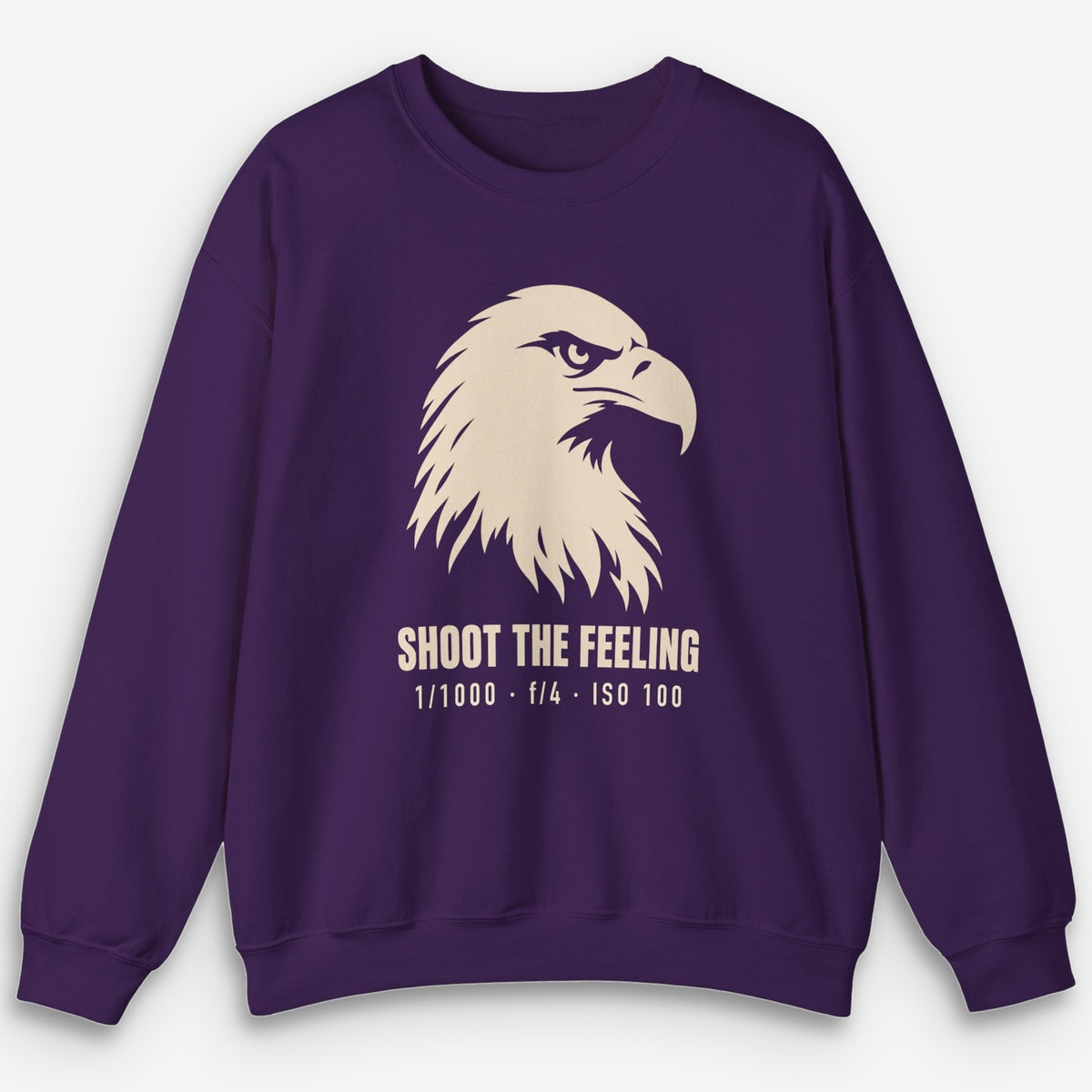 Shoot The Feeling Eagle Head Cream Sweatshirt