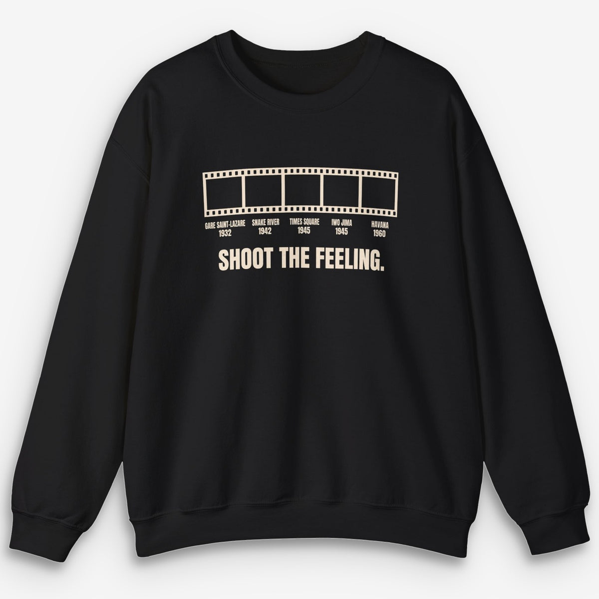 Shoot The Feeling Film Strip Cream Sweatshirt