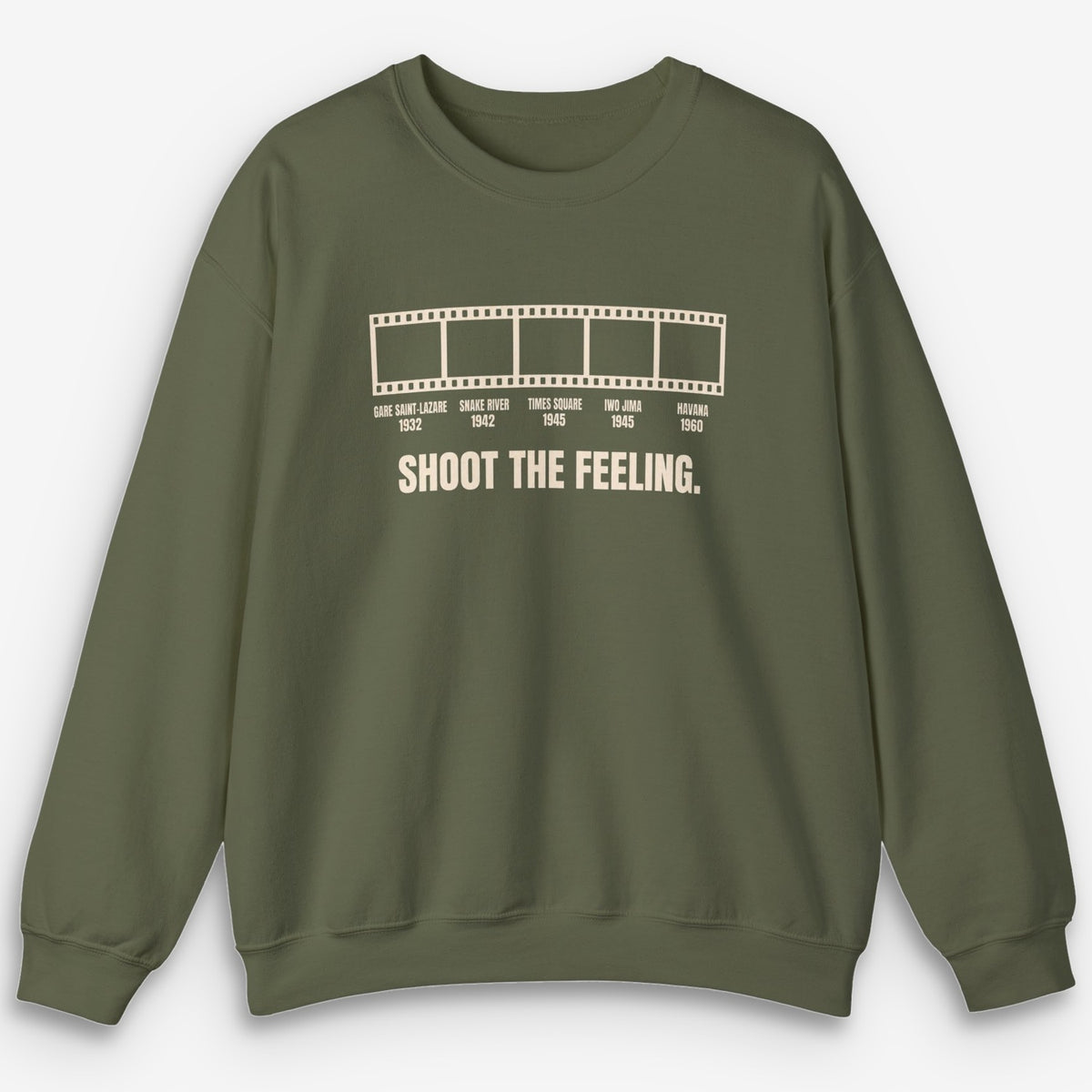 Shoot The Feeling Film Strip Cream Sweatshirt