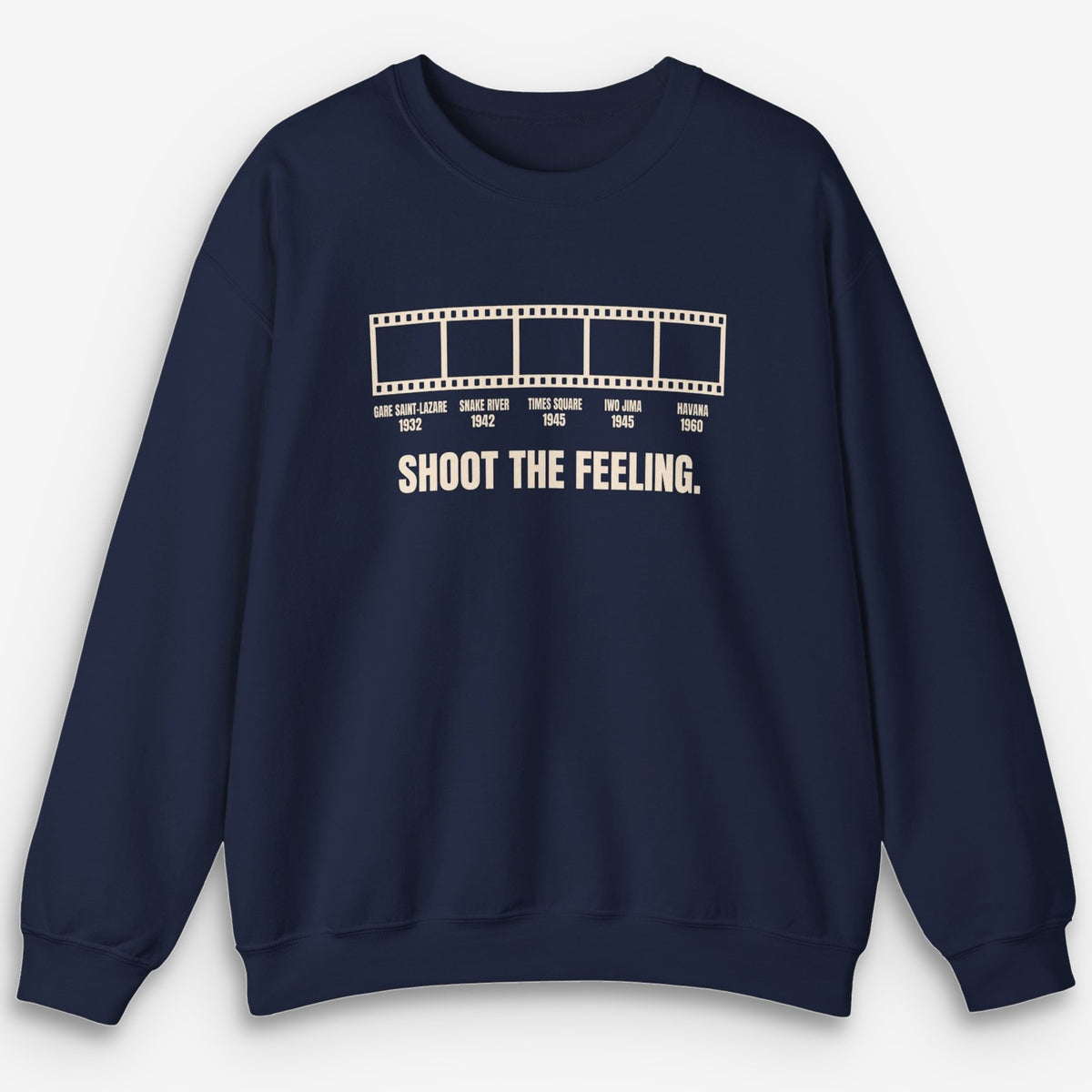 Shoot The Feeling Film Strip Cream Sweatshirt