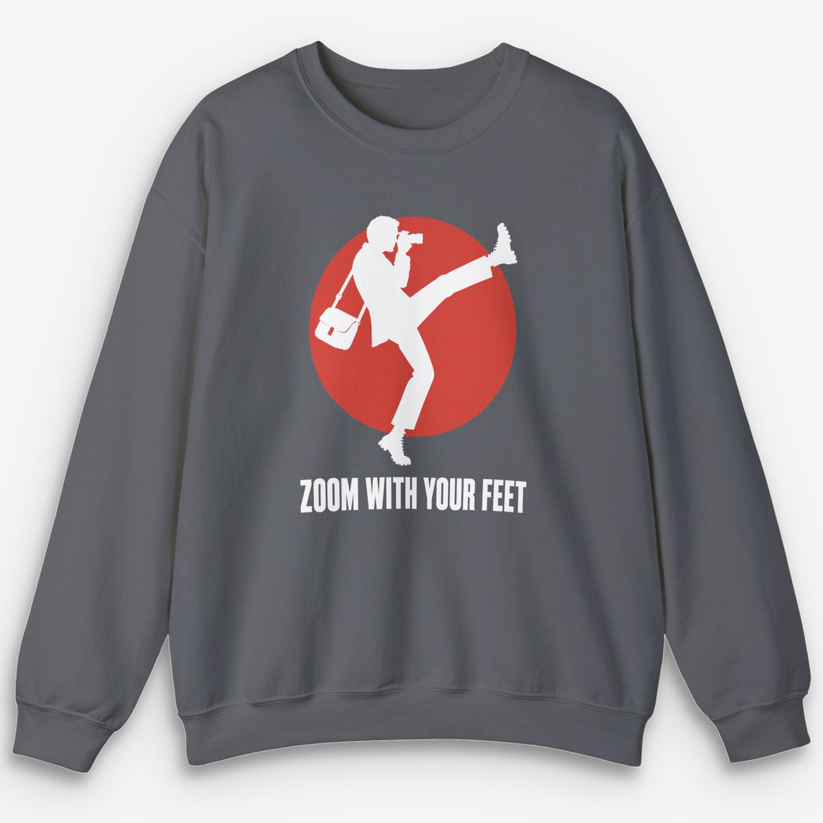 Zoom With Your Feet Walker Red Disc Sweatshirt