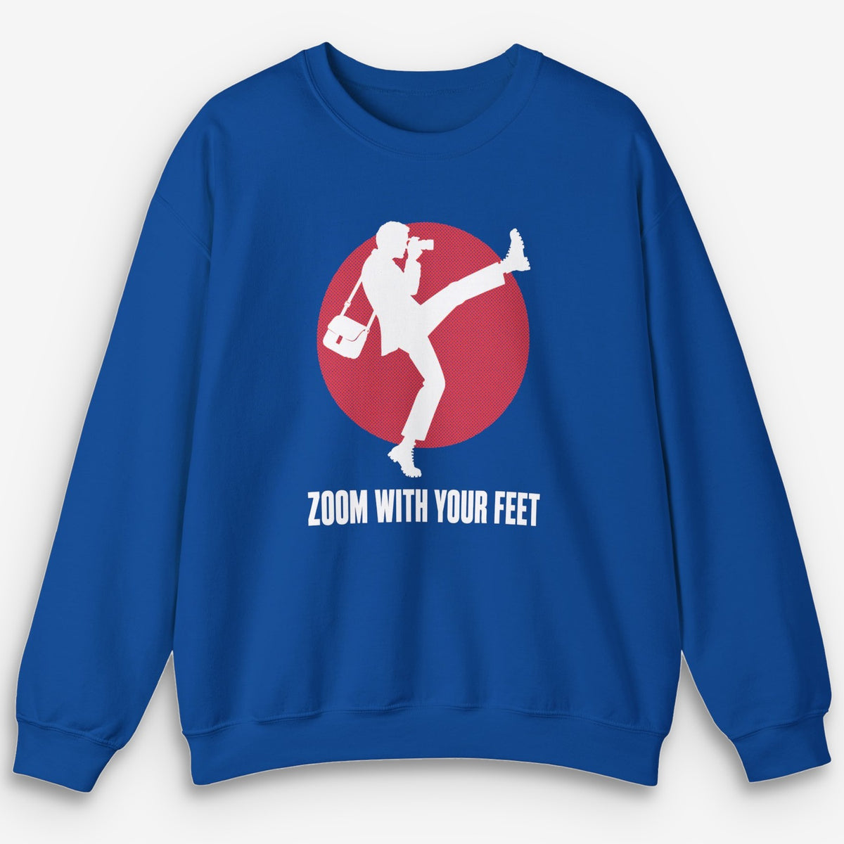 Zoom With Your Feet Walker Red Disc Sweatshirt