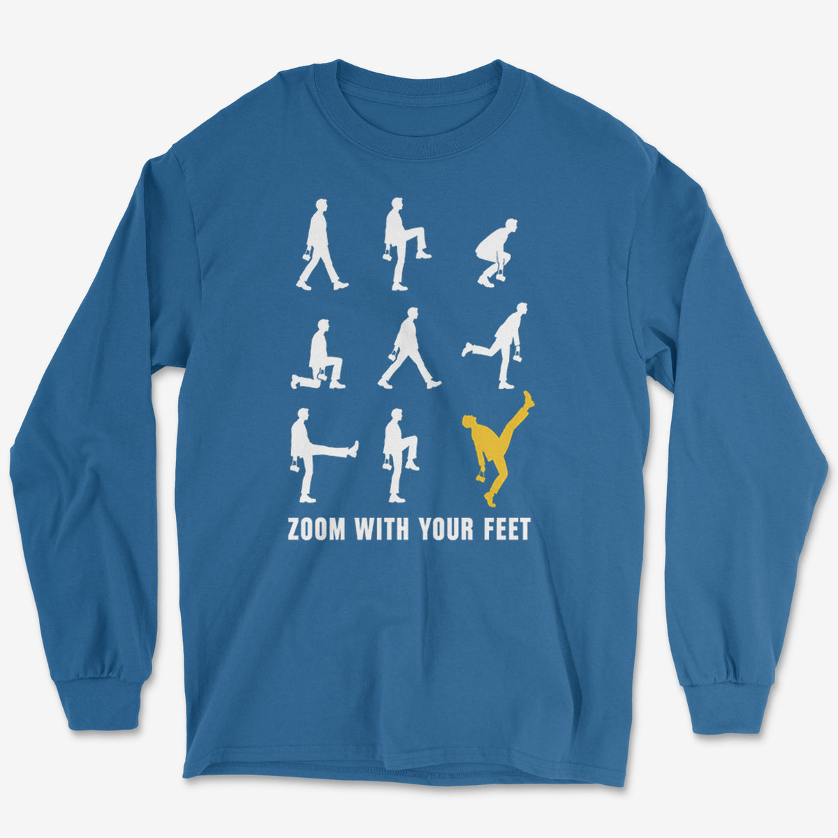 Zoom With Your Feet Nine Walks Long Sleeve Tee