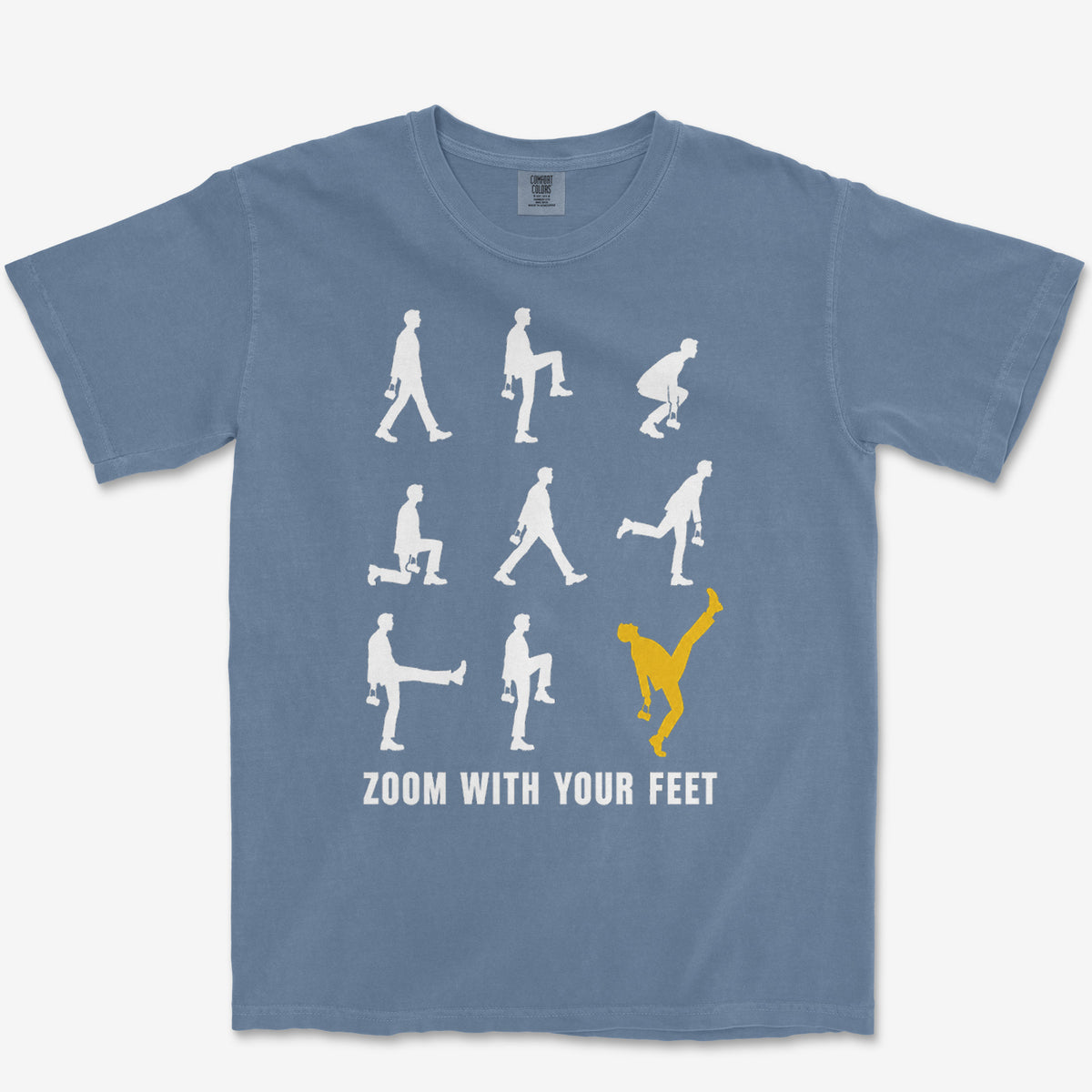 X338-v1 Tee — blue jean
