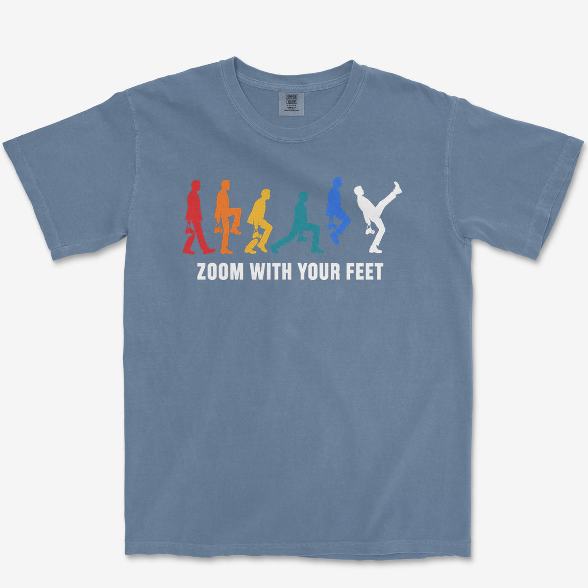 X339-v4 Tee — blue jean